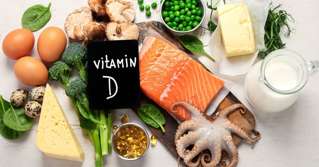 Alimentos ricos en vitamina D: pescado, huevos, lácteos y hongos