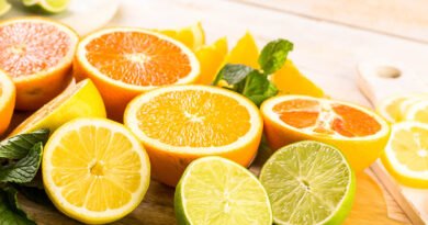 Frutas cítricas ricas en vitamina C para fortalecer las defensas